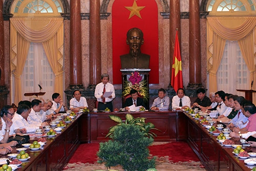 ប្រធានរដ្ឋវៀតណាមលោក Truong Tan Sang៖សារព័ត៌មានពិតជាវេទិការគួរឲ្យជឿទុកចិត្តរបស់ប្រជាជន